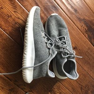 Adidas gray shoes